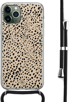 Casimoda iPhone 11 Pro hoesje met koord - Crossbody - Spot on