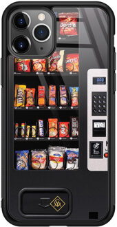 Casimoda iPhone 11 Pro Max glazen hardcase - Snoepautomaat Multi