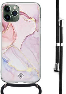 Casimoda iPhone 11 Pro Max hoesje met koord - Crossbody - Purple sky Paars