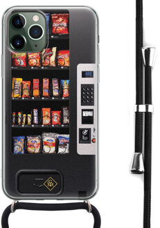 Casimoda iPhone 11 Pro Max hoesje met koord - Crossbody - Snoepautomaat Multi