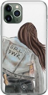 Casimoda iPhone 11 Pro Max siliconen hoesje - GRL PWR Multi