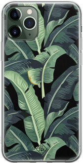 Casimoda iPhone 11 Pro siliconen hoesje - Bali vibe Groen