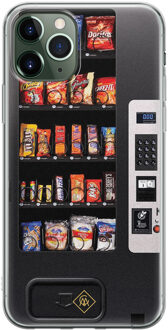 Casimoda iPhone 11 Pro siliconen hoesje - Snoepautomaat Zwart, Multi