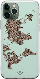 Casimoda iPhone 11 Pro siliconen hoesje - Wild world Blauw