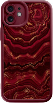 Casimoda iPhone 11 rode case - Agate rood