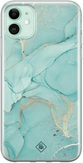 Casimoda iPhone 11 siliconen hoesje - Touch of mint