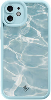 Casimoda iPhone 12 blauwe case - Aqua wave