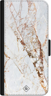 Casimoda iPhone 12 mini flipcase - Marmer goud Goudkleurig