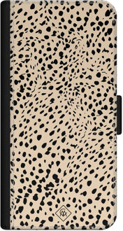 Casimoda iPhone 12 mini flipcase - Spot on Bruin/beige
