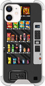 Casimoda iPhone 12 mini shockproof hoesje - Snoepautomaat Zwart