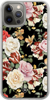 Casimoda iPhone 12 (Pro) hybride hoesje - Flowerpower Multi