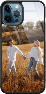 Casimoda iPhone 12 Pro Max glazen hoesje - Hardcase met foto