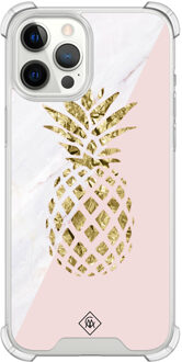 Casimoda iPhone 12 Pro Max shockproof hoesje - Ananas Roze