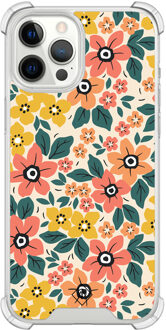 Casimoda iPhone 12 Pro Max shockproof hoesje - Blossom Multi