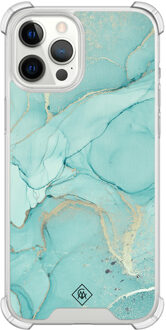 Casimoda iPhone 12 Pro Max shockproof hoesje - Touch of mint