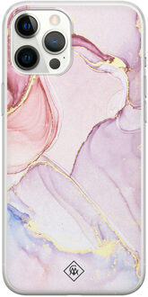 Casimoda iPhone 12 Pro Max siliconen hoesje - Purple sky Paars