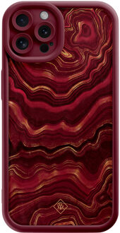 Casimoda iPhone 12 Pro rode case - Agate rood
