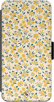 Casimoda iPhone 13 flipcase - Yellow garden Geel