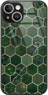 Casimoda iPhone 13 hardcase - Kubus groen