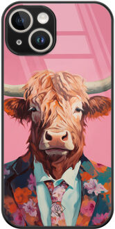 Casimoda iPhone 13 hardcase - Schotse Hooglander Multi