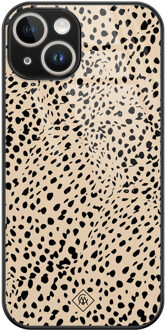Casimoda iPhone 13 hardcase - Spot on Bruin/beige