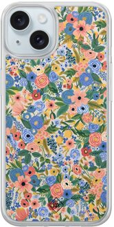 Casimoda iPhone 13 hybride hoesje - Blue gardens Blauw
