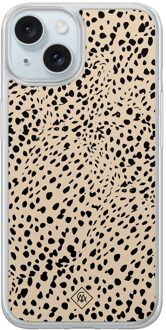 Casimoda iPhone 13 hybride hoesje - Spot on Bruin/beige