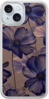 Casimoda iPhone 13 hybride hoesje - Twilight petals Paars