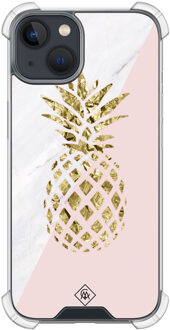 Casimoda iPhone 13 mini shockproof hoesje - Ananas Roze