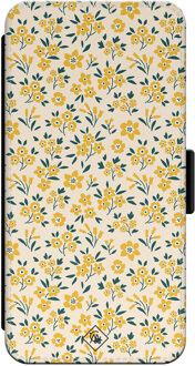 Casimoda iPhone 13 Pro flipcase - Yellow garden Geel