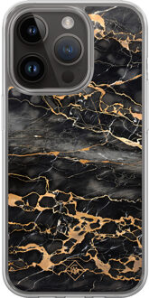 Casimoda iPhone 13 Pro hybride hoesje - Marmer grijs brons Grijs/zilverkleurig