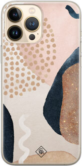 Casimoda iPhone 13 Pro Max siliconen hoesje - Abstract dots Multi