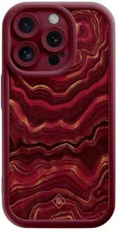 Casimoda iPhone 13 Pro rode case - Agate rood