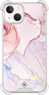 Casimoda iPhone 13 siliconen shockproof hoesje - Purple sky Paars