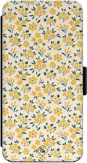Casimoda iPhone 14 flipcase - Yellow garden Geel