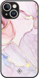 Casimoda iPhone 14 glazen hardcase - Purple sky Paars