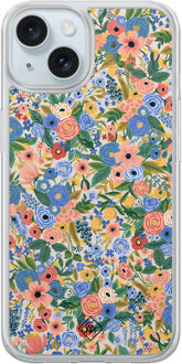 Casimoda iPhone 14 hybride hoesje - Blue gardens Blauw