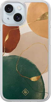 Casimoda iPhone 14 hybride hoesje - Earthy Luxe Multi