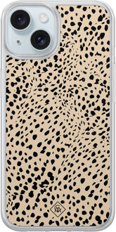 Casimoda iPhone 14 hybride hoesje - Spot on Bruin/beige