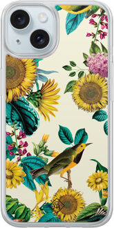 Casimoda iPhone 14 hybride hoesje - Sunflowers Multi