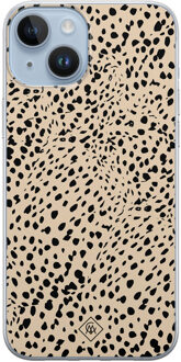 Casimoda iPhone 14 Plus siliconen hoesje - Spot on Bruin/beige