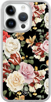Casimoda iPhone 14 Pro hybride hoesje - Flowerpower Multi