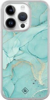 Casimoda iPhone 14 Pro hybride hoesje - Touch of mint