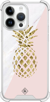 Casimoda iPhone 14 Pro Max shockproof hoesje - Ananas Roze