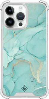 Casimoda iPhone 14 Pro Max shockproof hoesje - Touch of mint