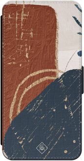 Casimoda iPhone 15 flipcase - Abstract terracotta Multi