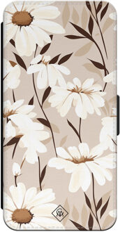 Casimoda iPhone 15 flipcase - In bloom Bruin/beige