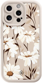 Casimoda iPhone 15 Pro Max beige case - In bloom Bruin/beige