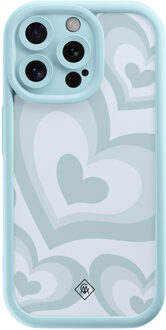 Casimoda iPhone 15 Pro Max blauwe case - Hart blauw