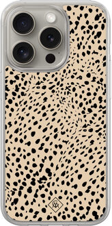 Casimoda iPhone 15 Pro Max hybride hoesje - Spot on Bruin/beige